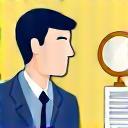 Icon representing investigative journalism